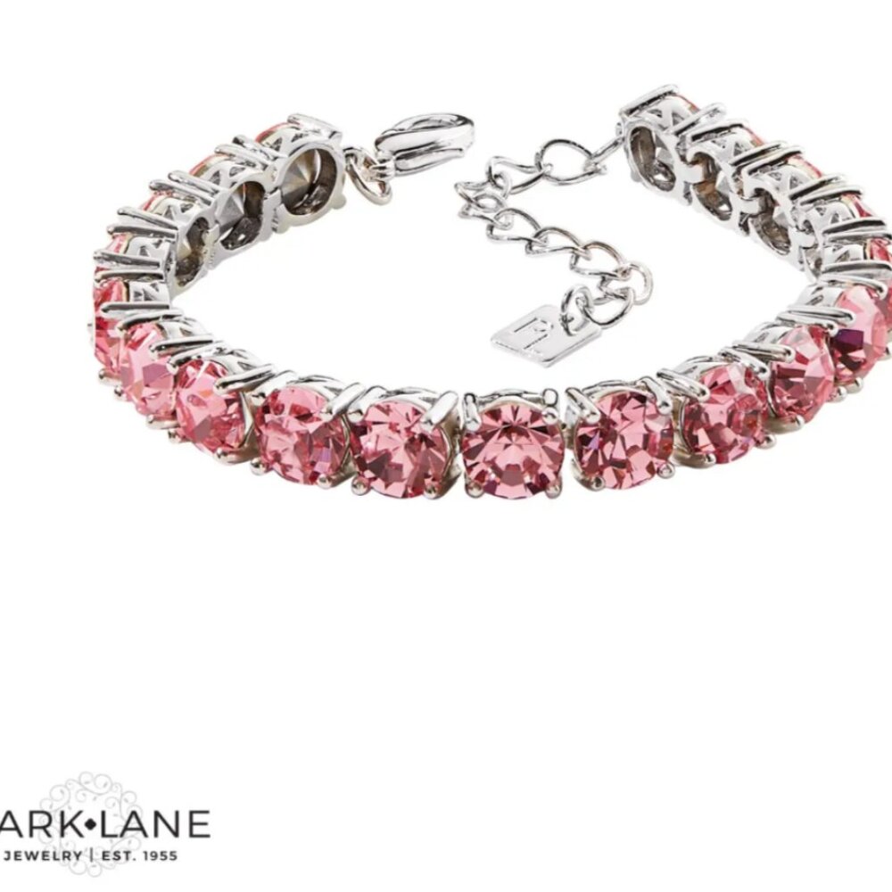 Park Lane Baby Pink Limited  Edition Impression Tennis Bracelet - Picture 2 of 3
